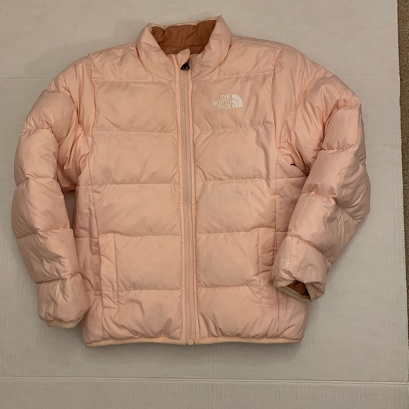 Girls The North Face Blush Pink Jacket - Picture 1 of 4